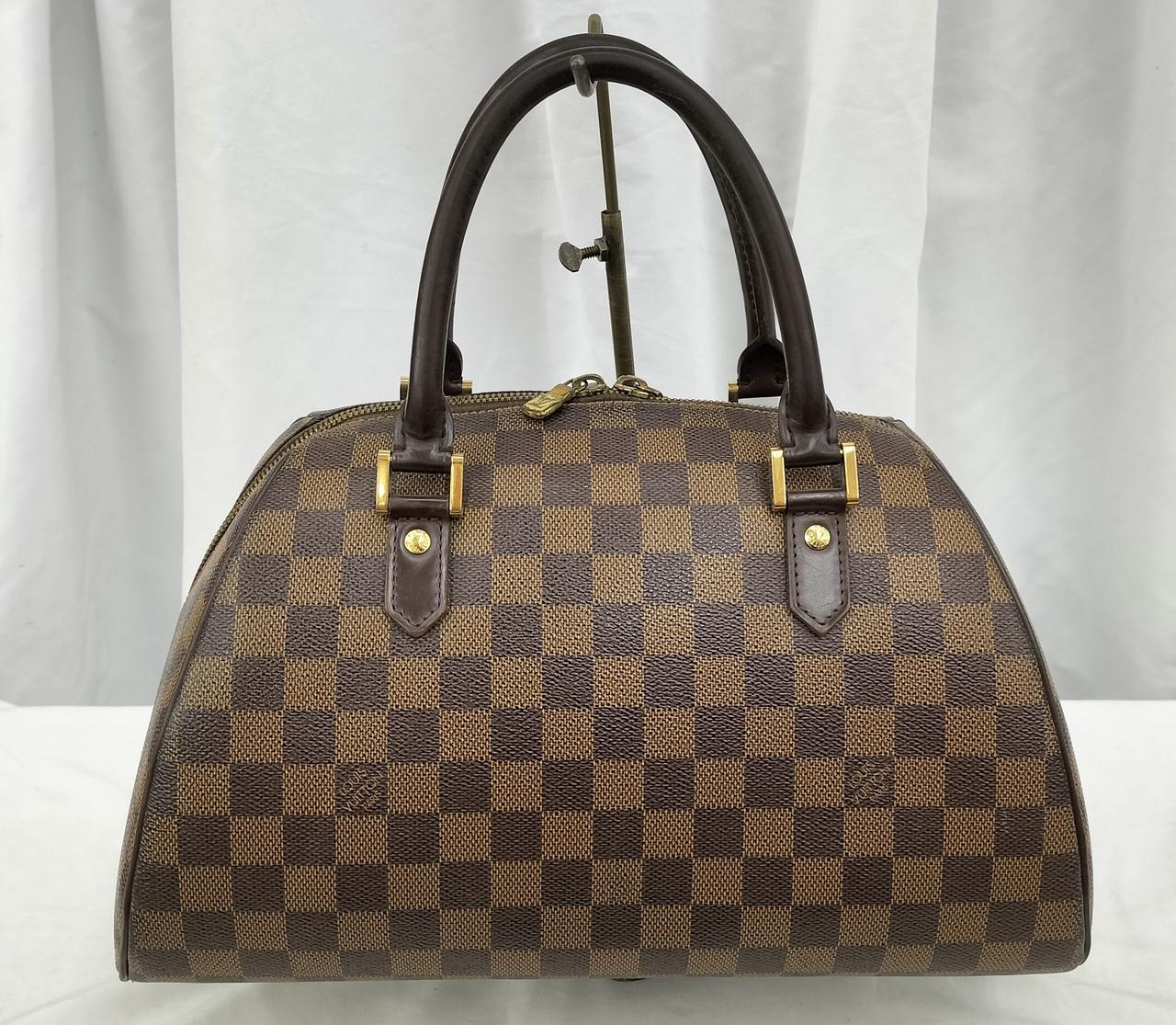 【美品❗✨】ルイヴィトン　ダミエ　エベヌ　リベラMM　ハンドバッグ　トート ダミエ リベラMM 詳細情報とお値段【ルイ・ヴィトン・ナビ！】