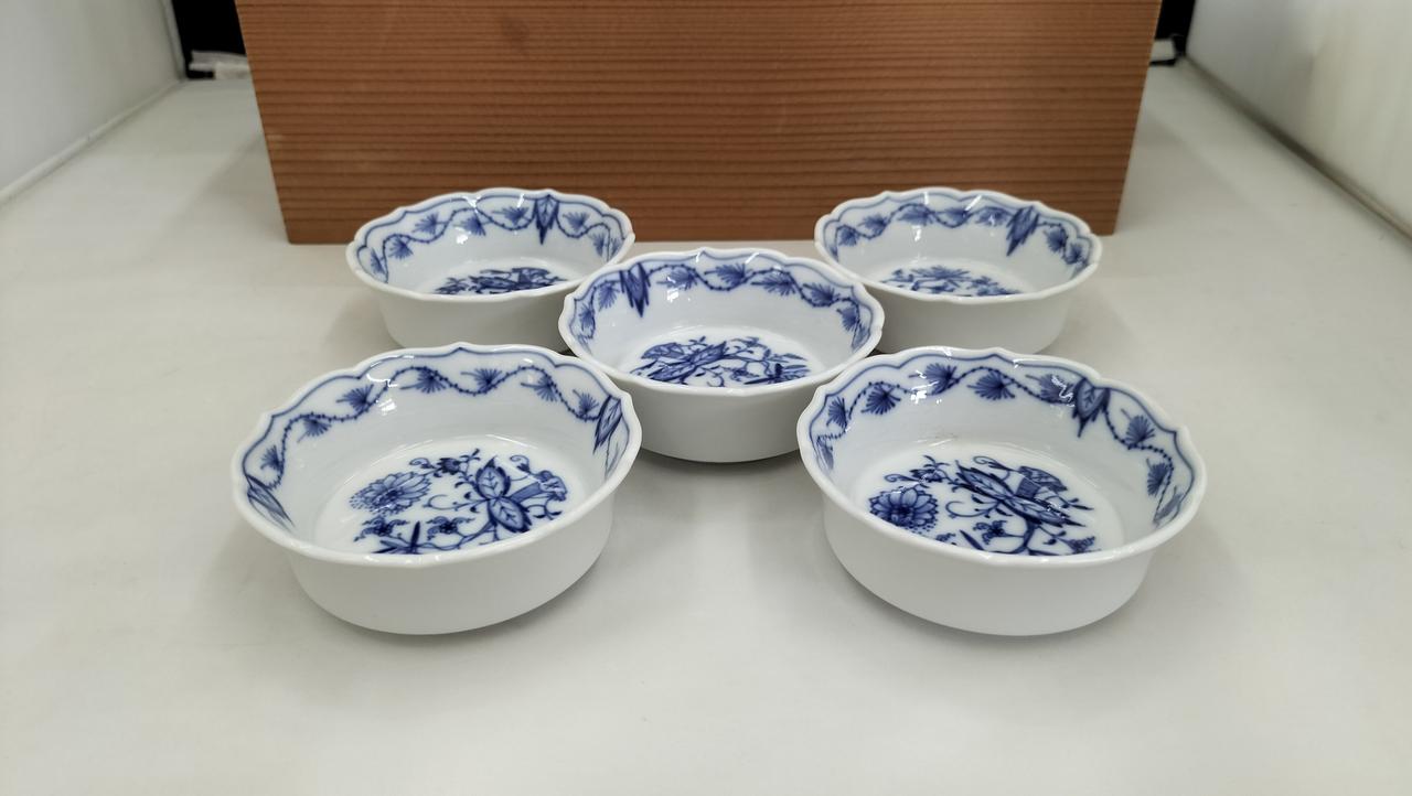 MEISSEN|マイセン ブルーオニオン ボウル 5点セット|HARDOFFオフ