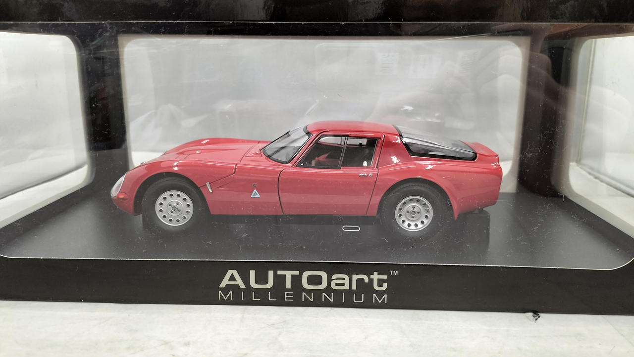 Red Alfa Romeo TZ2 1965 AUTOart 70198 Scale 1:18 ezToys