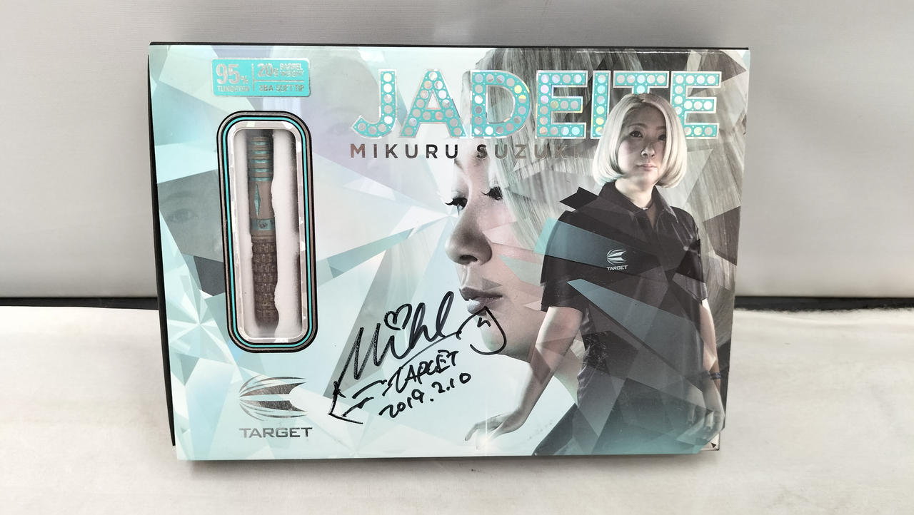 TARGET JAPAN|ダーツバレル 鈴木未来 直筆サイン入|HARDOFFオフ