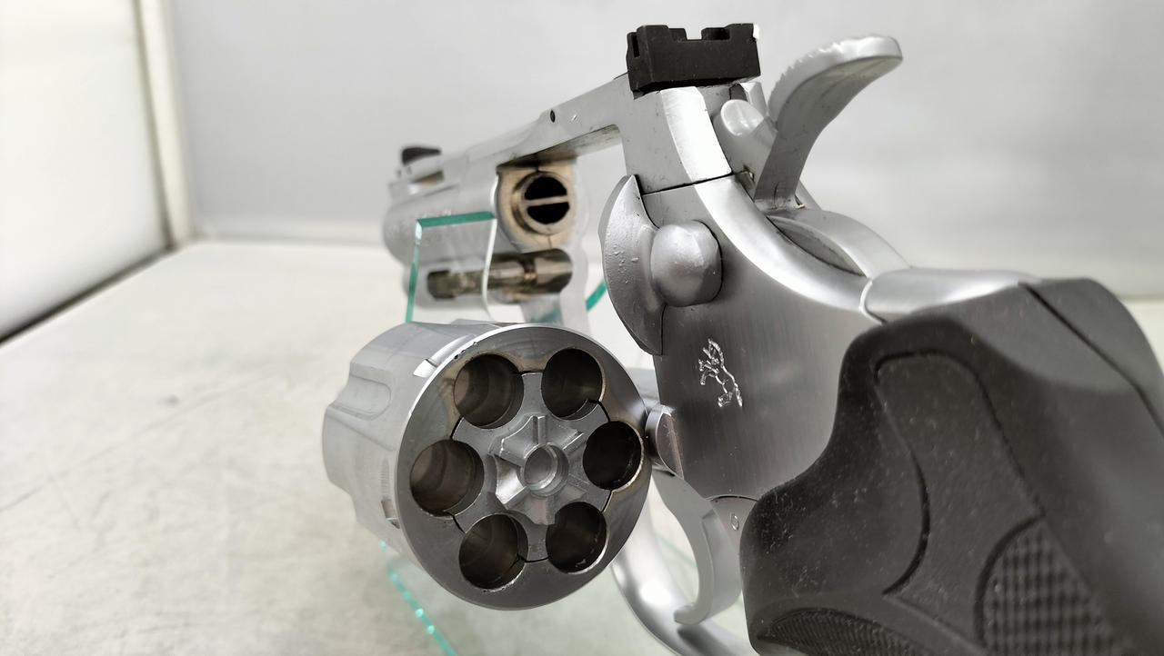 コクサイ コンバットパイソン 3in 極美品 ガスガン コクサイ] コルト コンバットパイソン 3インチ No.135 ガスリボルバー