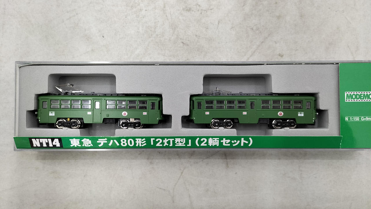 東急 デハ80形 2灯型(2輌セット) MODEMO製 NT14 ＊新品・美品＊ 公式]鉄道模型(NT14東急 デハ80形 2灯型 2両セット)商品詳細｜MODEMO