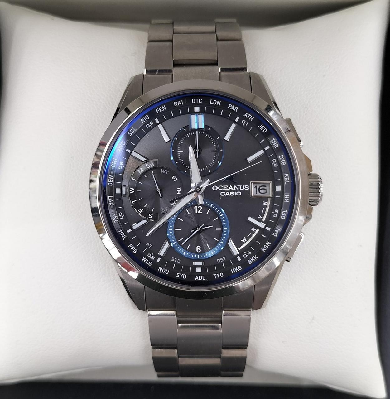 OCEANUS OCW-M800電波 ソーラー時計 カシオ CASIO 腕時計 OCEANUS オシアナス 電波ソーラー タフ