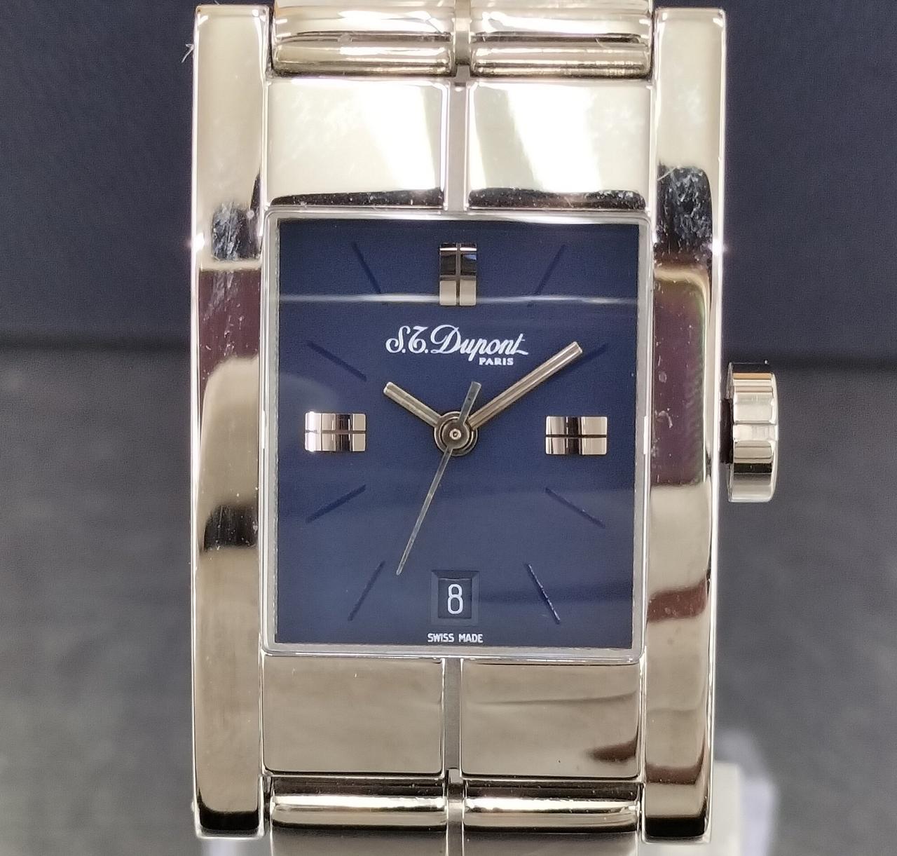 S.T. DUPONT|デュポン スクエア デイト クォーツ腕時計|HARDOFFオフ