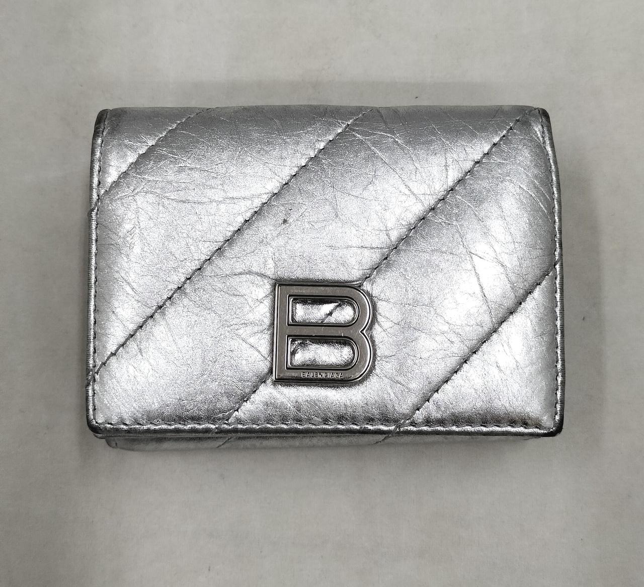 バレンシアガ BALENCIAGA クラシック ミニ 三つ折りコンパクト