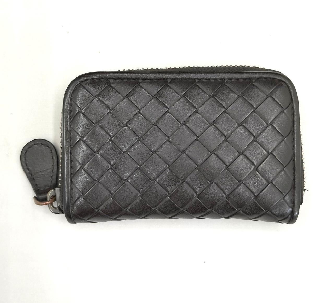 BOTTEGA VENETA 黒✖︎グレー コインケース 美品 BOTTEGA VENETA|ボッテガヴェネタ イントレチャート コイン