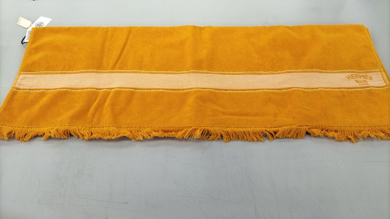 HERMES ビーチタオル ラグ HERMES (エルメス) ビーチタオルブランケット マルチカラー
