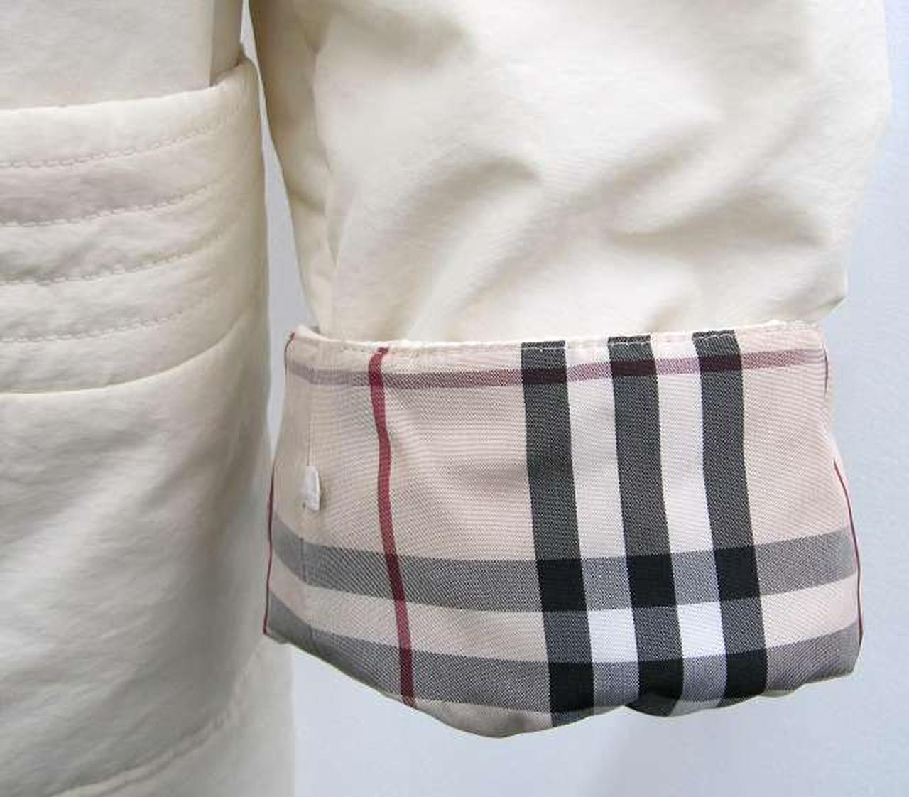 袖口裏面はチェック柄