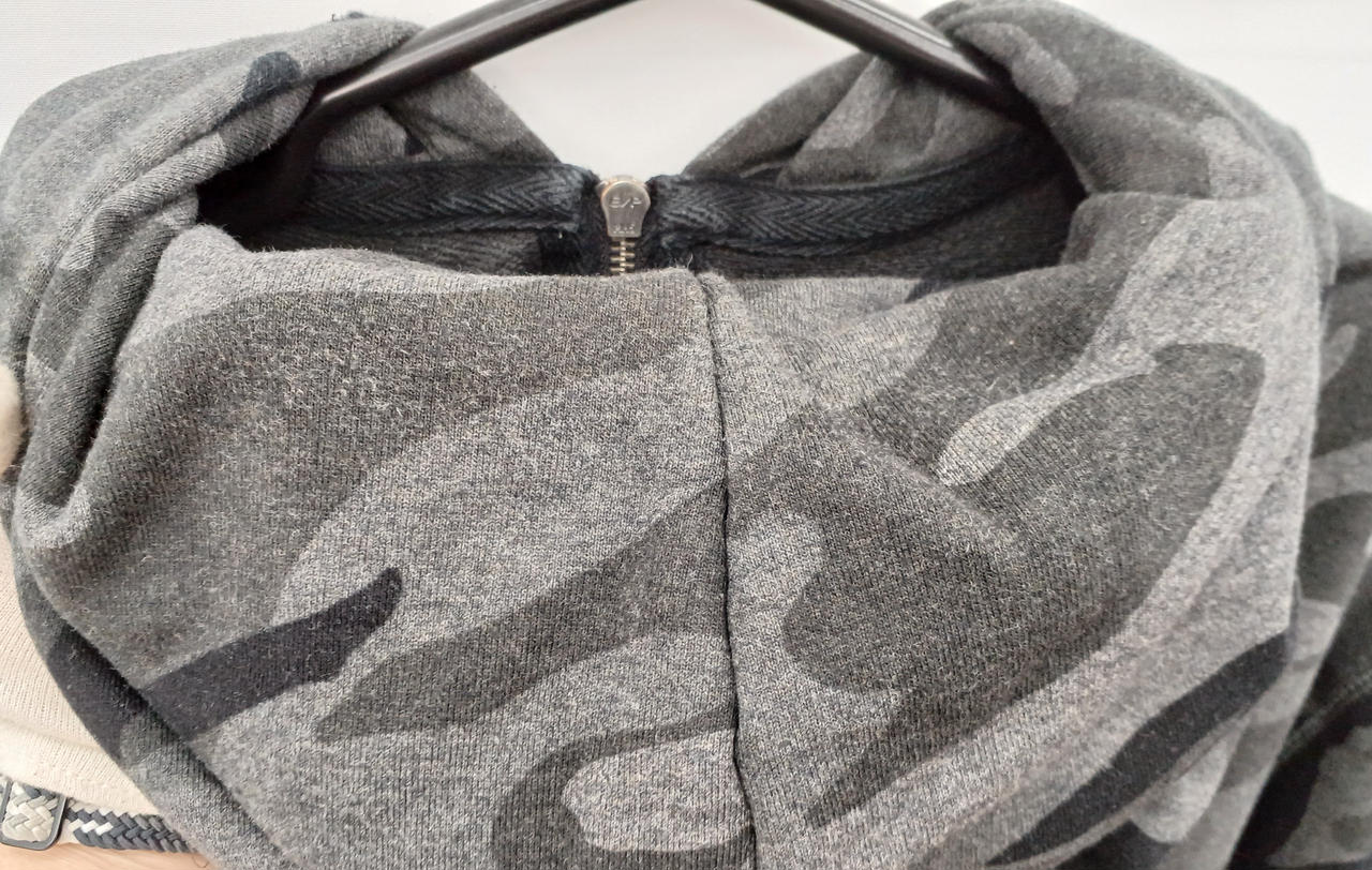 フード内側毛羽立ちあり