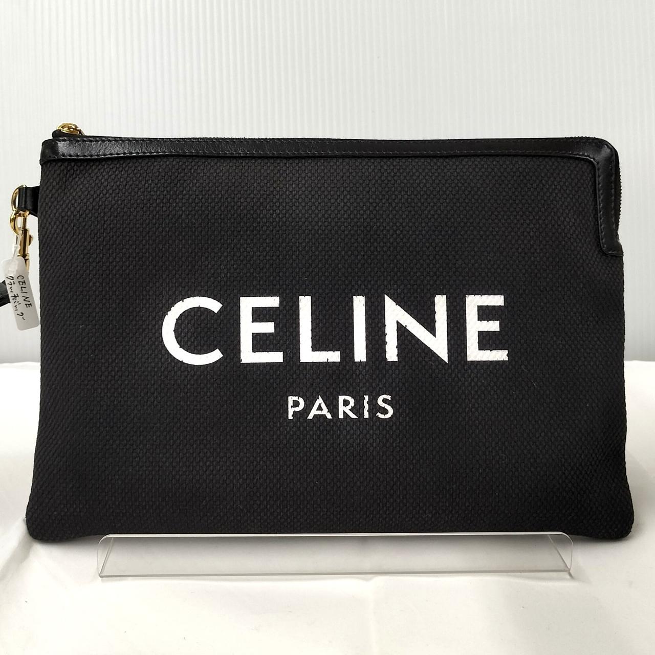 セリーヌ クラッチバック 黒 セリーヌ クラッチバッグ 黒マカダム