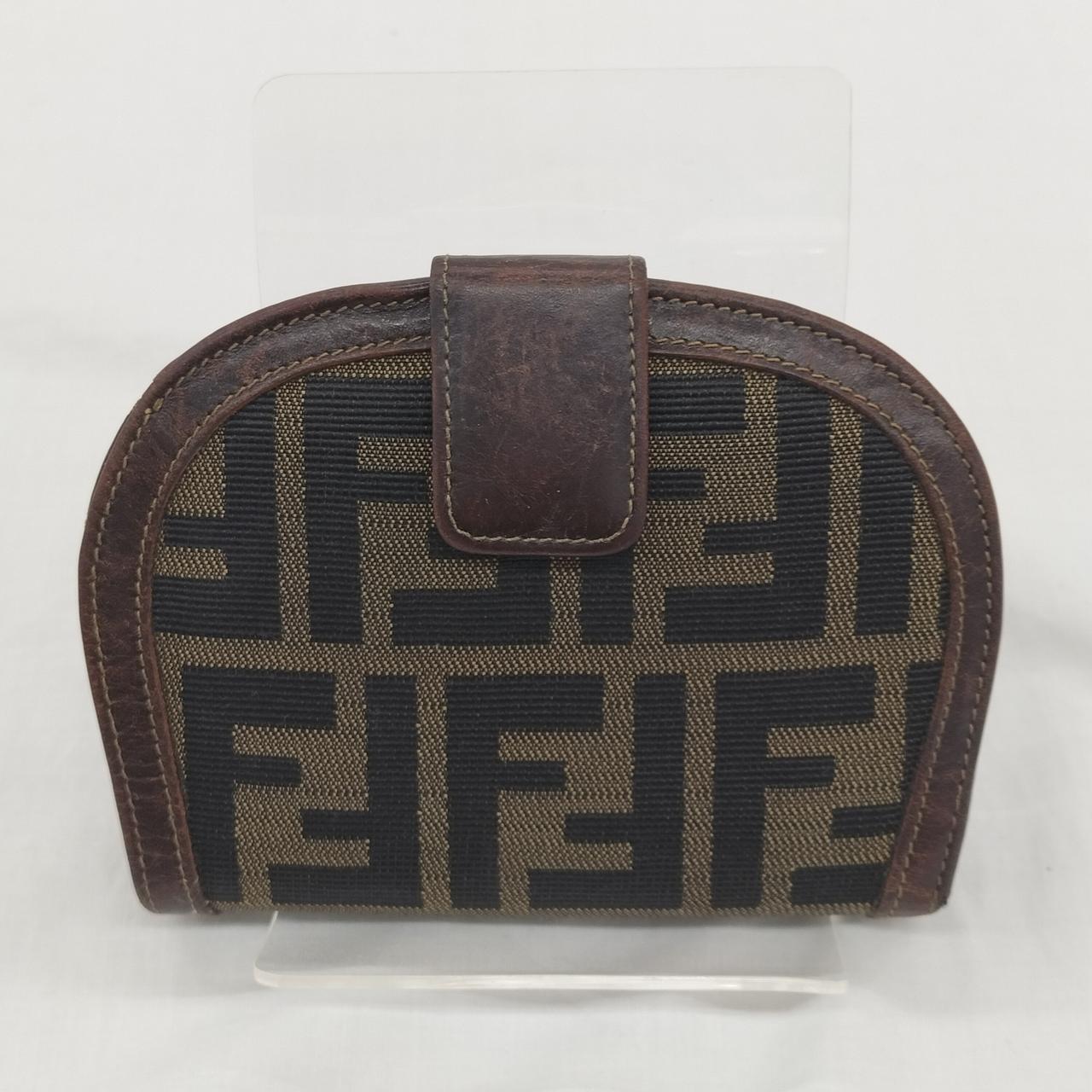 FENDIズッカ柄コンパクトウォレット