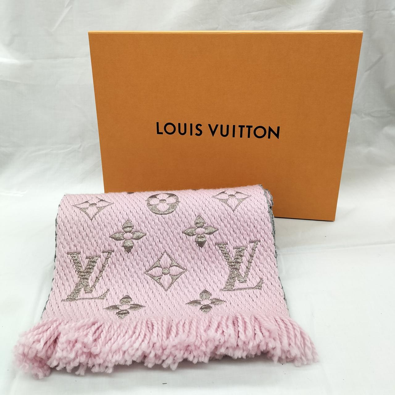 ルイヴィトン マフラー ピンク レディース ロゴマニア LOUIS VUITTON - 良品 LOUISVUITTON ルイヴィトン モノグラム