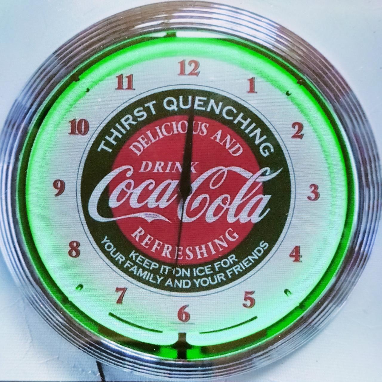 コカ・コーラ レトロ ネオンボックス 約18cm コカ・コーラ|コカ・コーラネオンクロック|HARDOFFオフモール