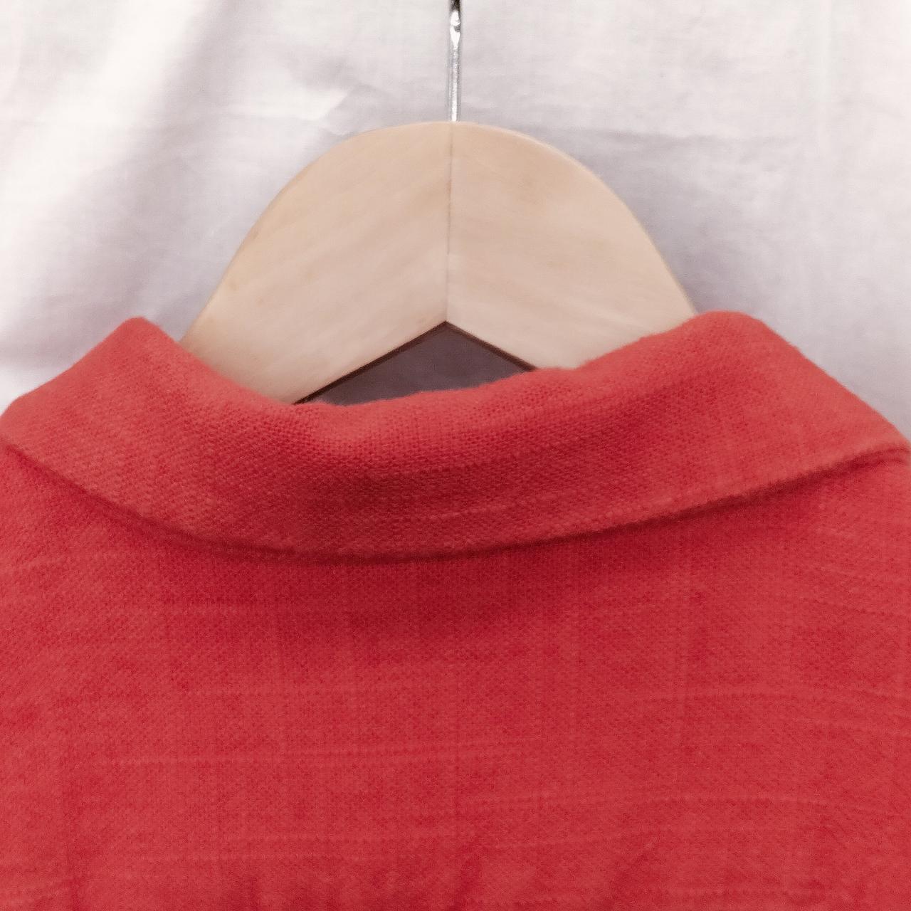 裏面、襟元部分の状態です。