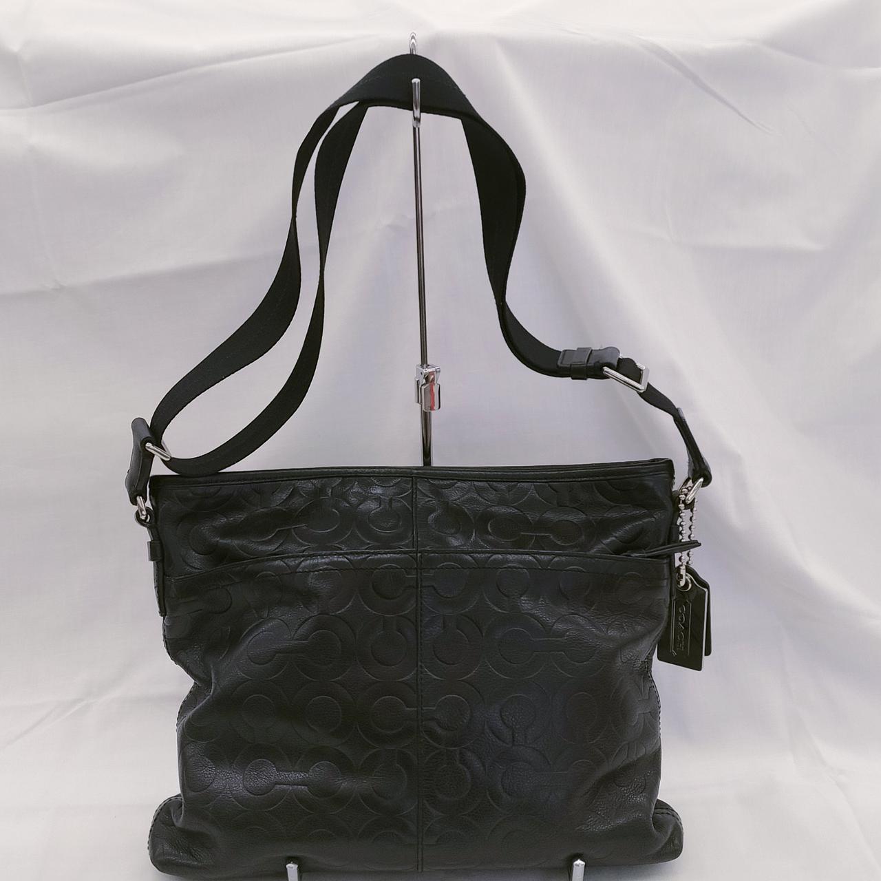 COACHメンズレザーショルダ‐バッグ