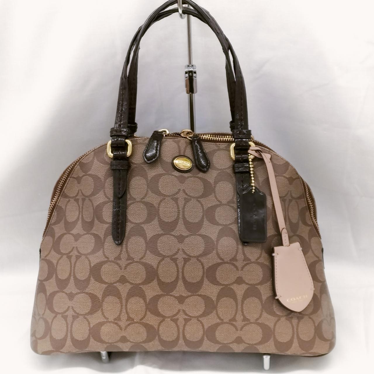 COACHペイントシグネチャーサッチェル