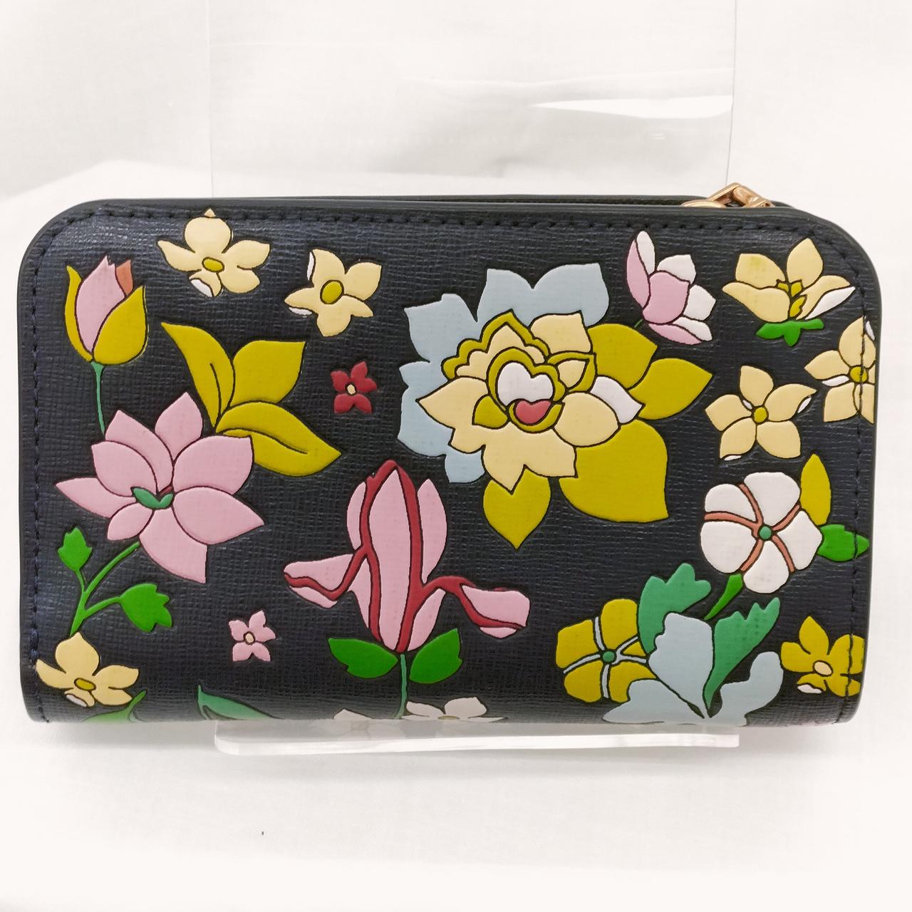 KATE SPADE|モーガン フラワー ベッド エンボス コンパクト ウォレット