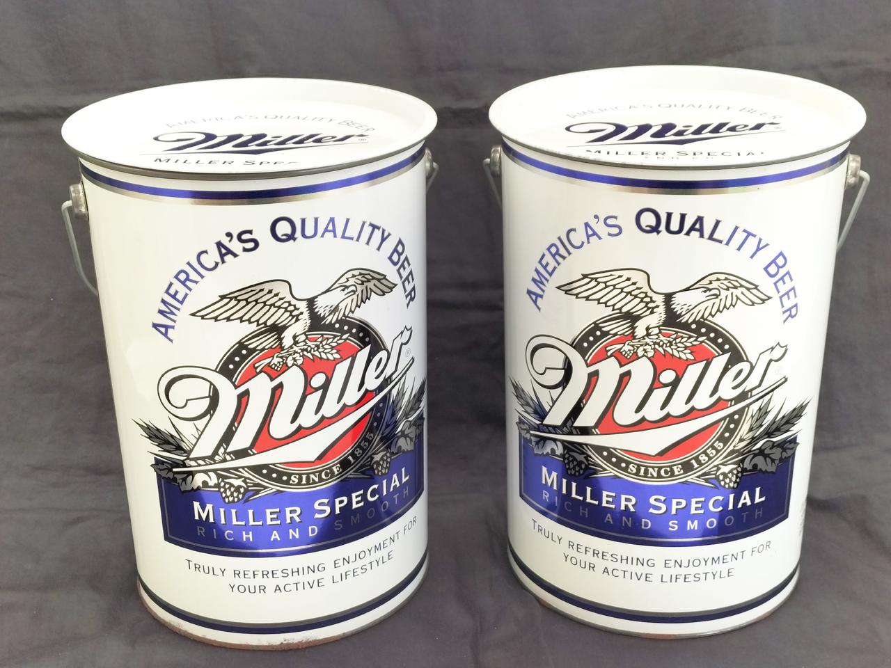 MILLER BEERスチール製バケツ缶