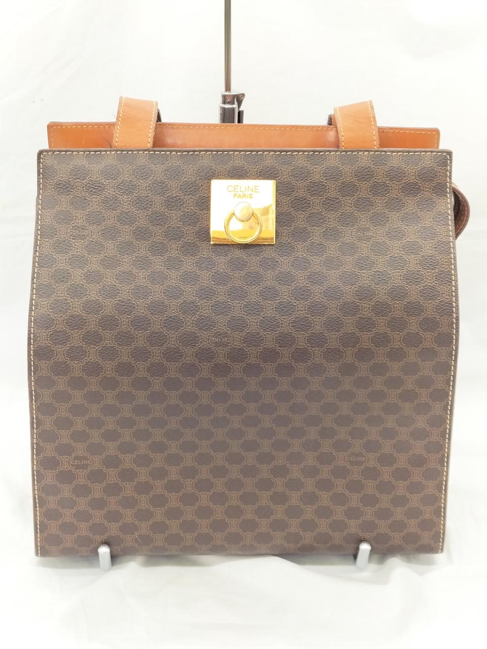 CELINE　マカダム柄トートバッグ