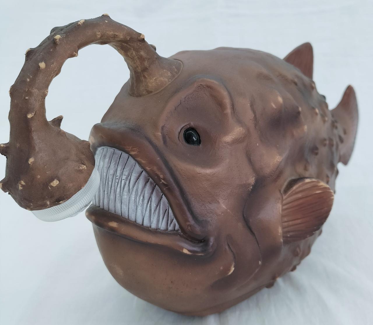チョウチンアンコウ　魚　魚類　ライト　キーホルダー チョウチンアンコウ 魚 魚類 ライト キーホルダー