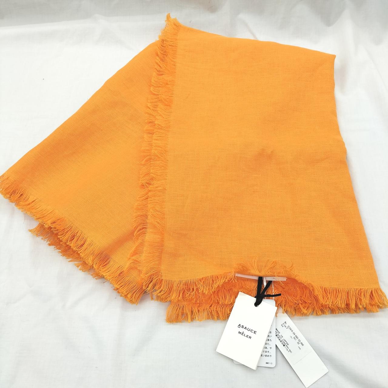 ASAUCE MELER オレンジマフラー Demi-Luxe BEAMS」 ストール ONE SIZE