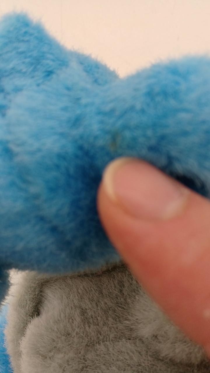 小さなシミがあります。