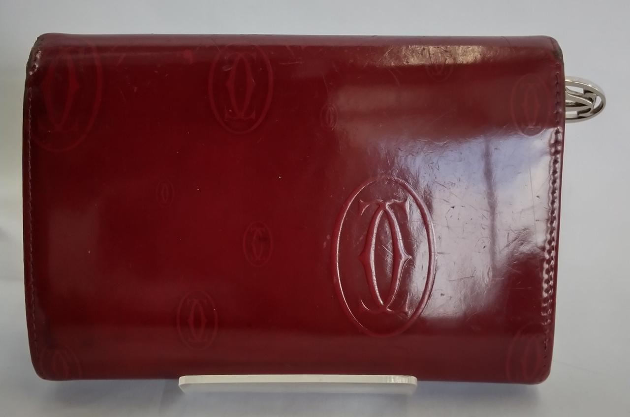 Cartier ／カルティエ ／二つ折り財布 ／特価」【家族断捨離】603023 ☆ギフト【Cartier】マスト ドゥ カルティエ 二つ折りウォレット