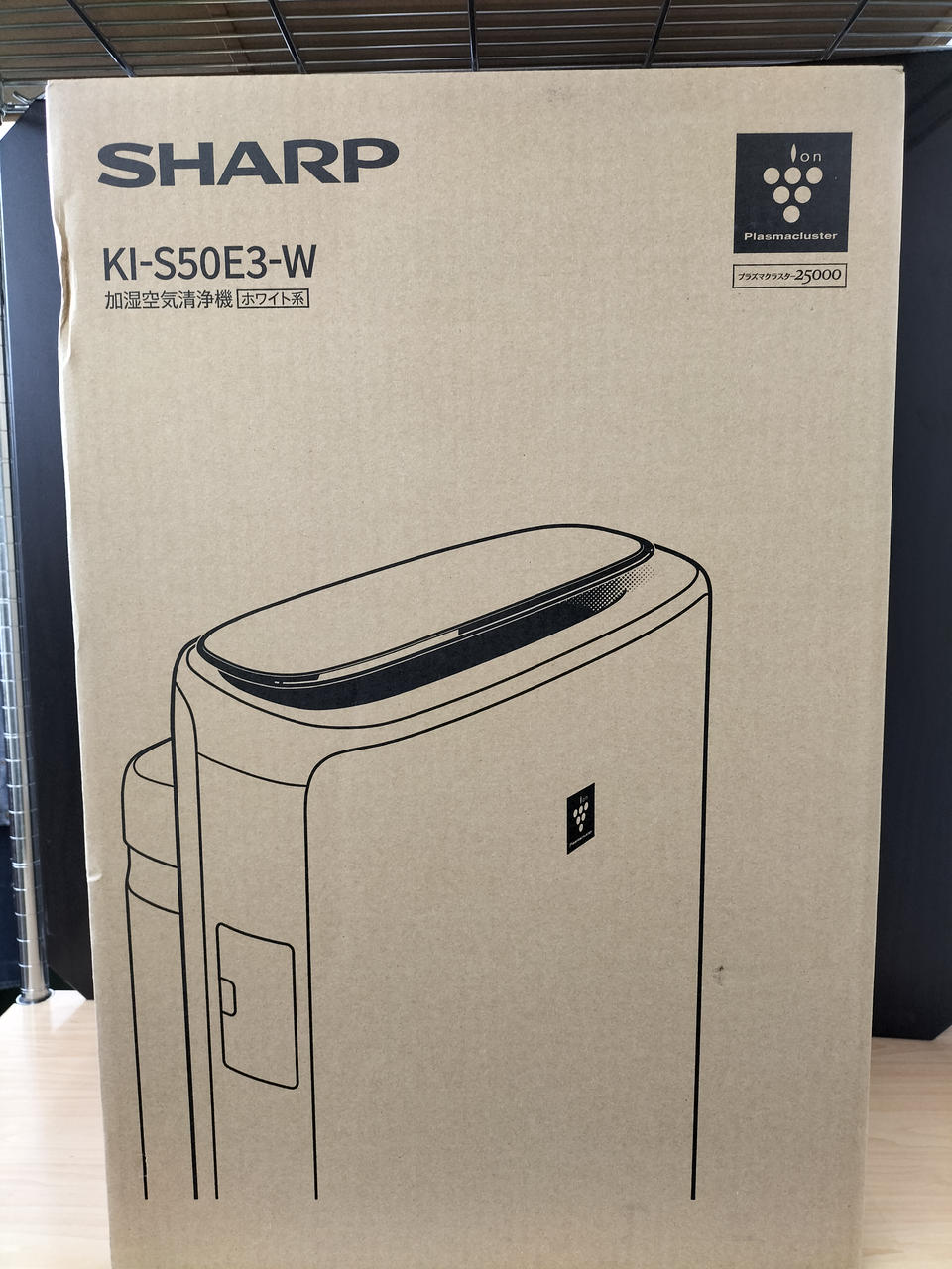 SHARP シャープ 加湿空気清浄機 KI-S50E3-W 新品・未開封 シャープ(SHARP)|加湿空気清浄機|HARDOFFオフモール（オフモ