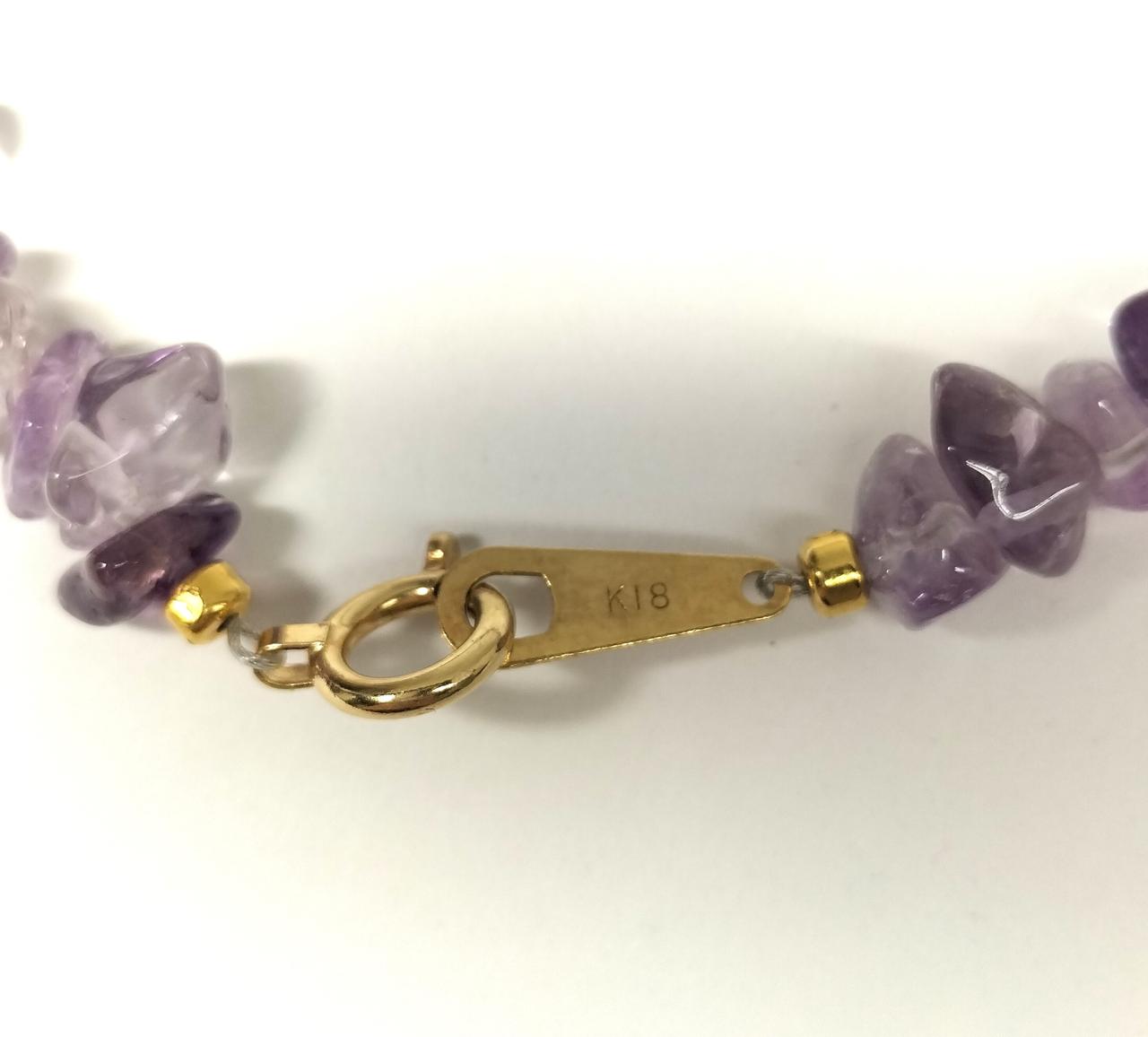 torllbeads アメシストネックレス80センチ&ビーズ３点 torllbeads アメシストネックレス80センチ&ビーズ3点