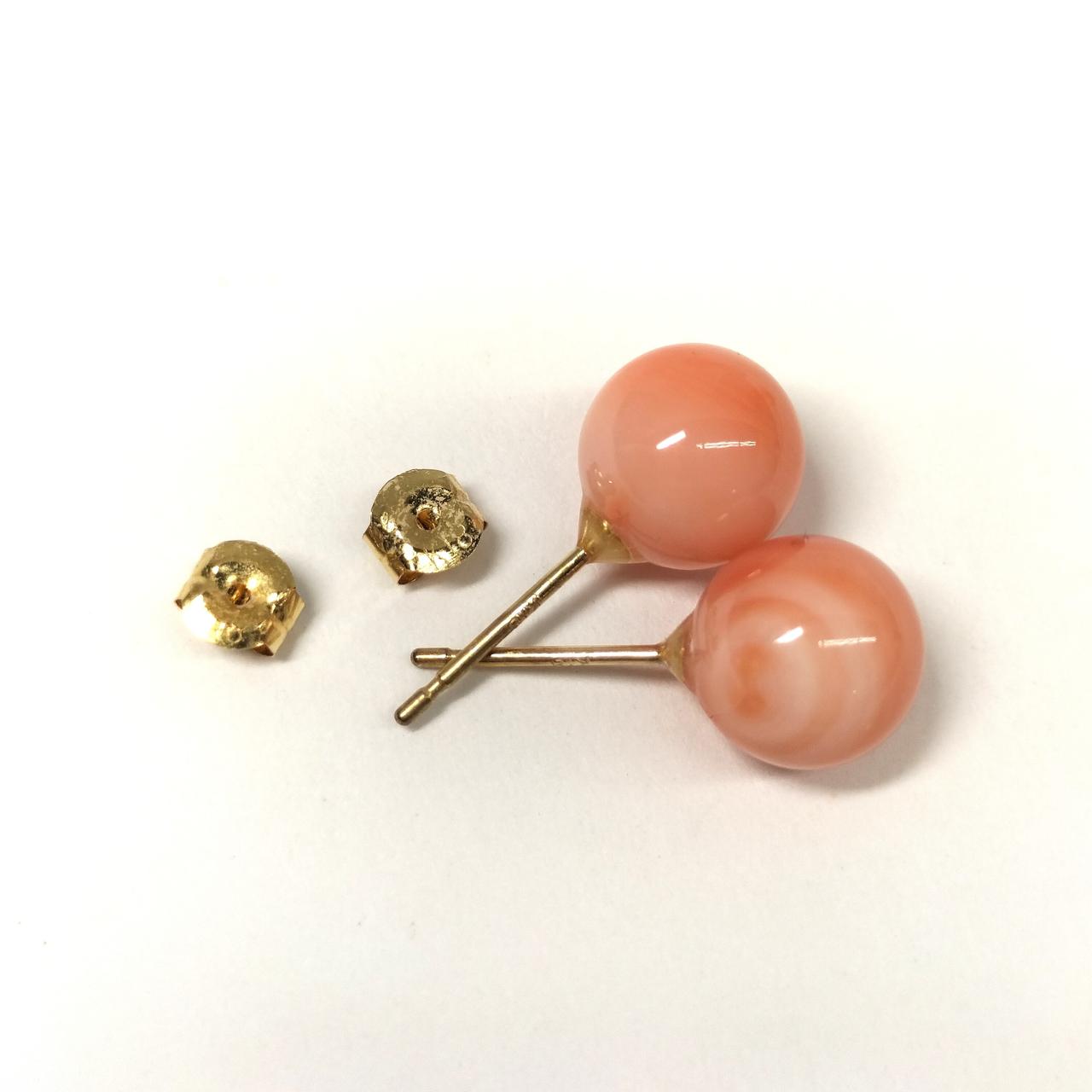 ポスト、キャッチともにK18刻印あり