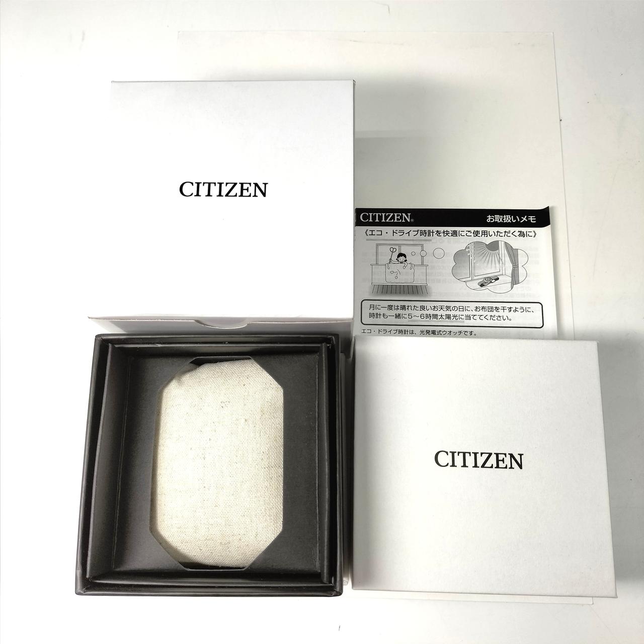 ◇美品 稼働 CITIZEN 腕時計 エコドライブ ソーラー J304 外箱 v