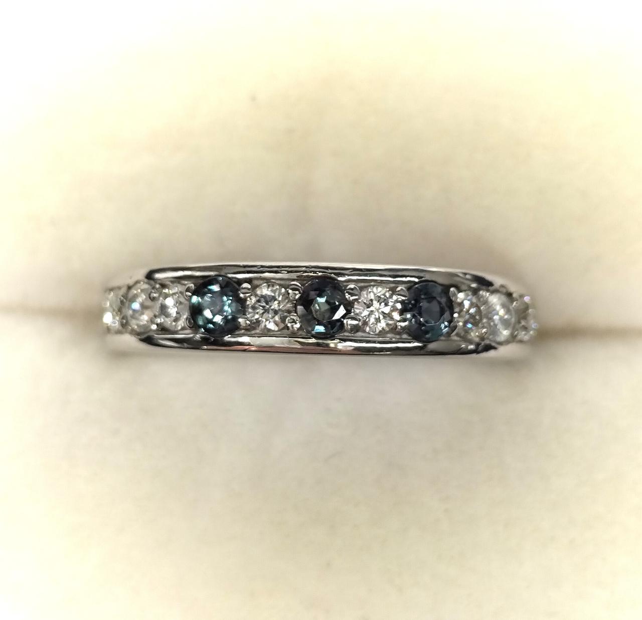 0.30/0.29 歪み有|PT900アレキサンドライトリング|HARDOFFオフモール