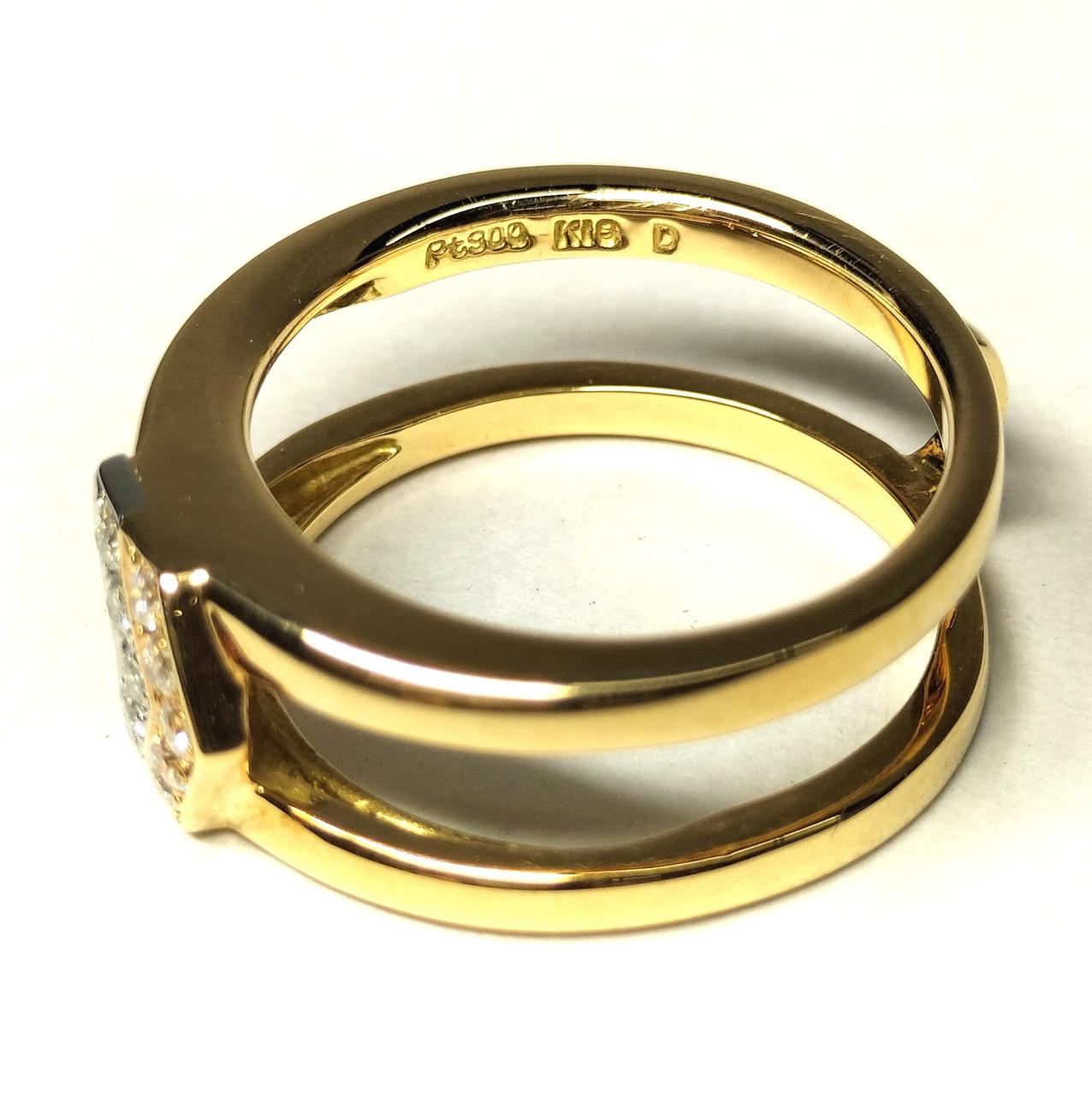 13-14|PT900 K18リング|HARDOFFオフモール（オフモ）|2031370000022446