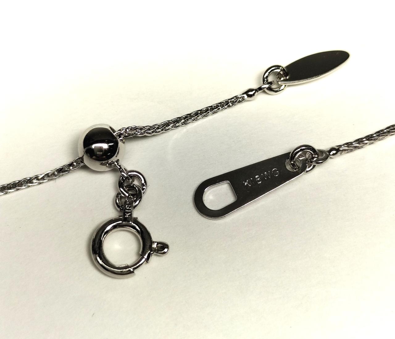 K18WG刻。お好きな長さに調整可能