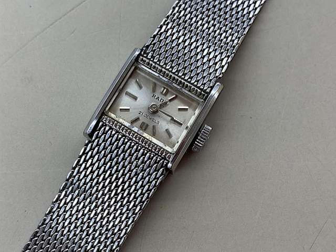 RADO レディース 手巻き腕時計 21石 プラチナ　不動 RADO|レディース手巻き腕時計|【ハードオフ公式通販】オフモール