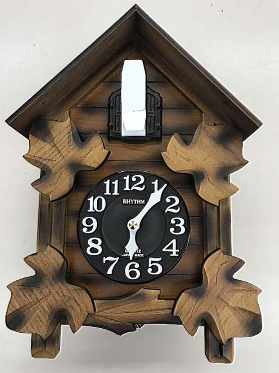 鳩時計 RHYTHM カッコーメイソンR－13 名入れ可能】リズム鳩時計 カッコークロック カッコーメイソンR