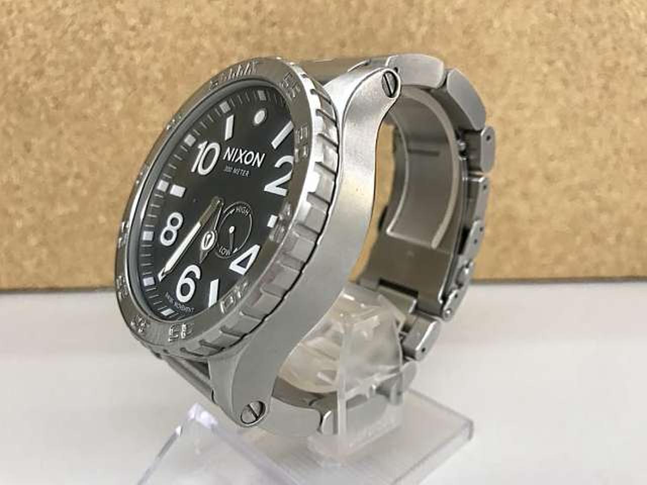 NIXON ニクソン Optimist オプティミスト 腕時計 シルバー 美品 ニクソン(NIXON)|タイドグラフ|HARDOFFオフモール（オフモ