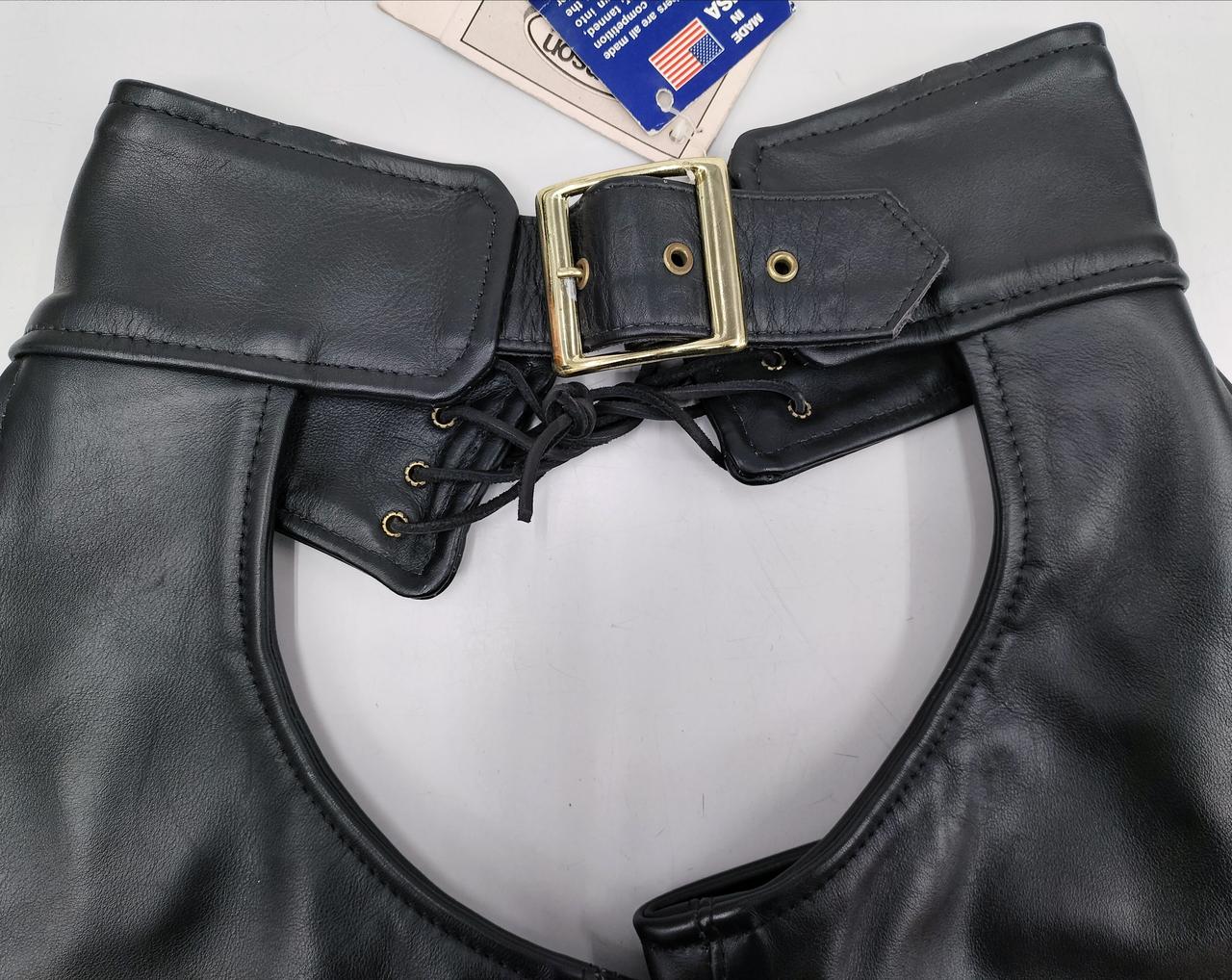 vanson ブラックレザー チャップス 24 VANSON|レザーチャップス|HARDOFFオフモール(オフモ