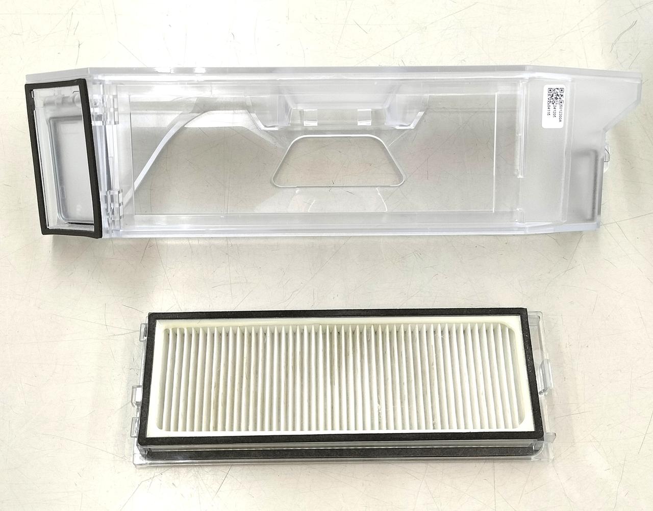 ダストボックス、フィルター(汚れあり)