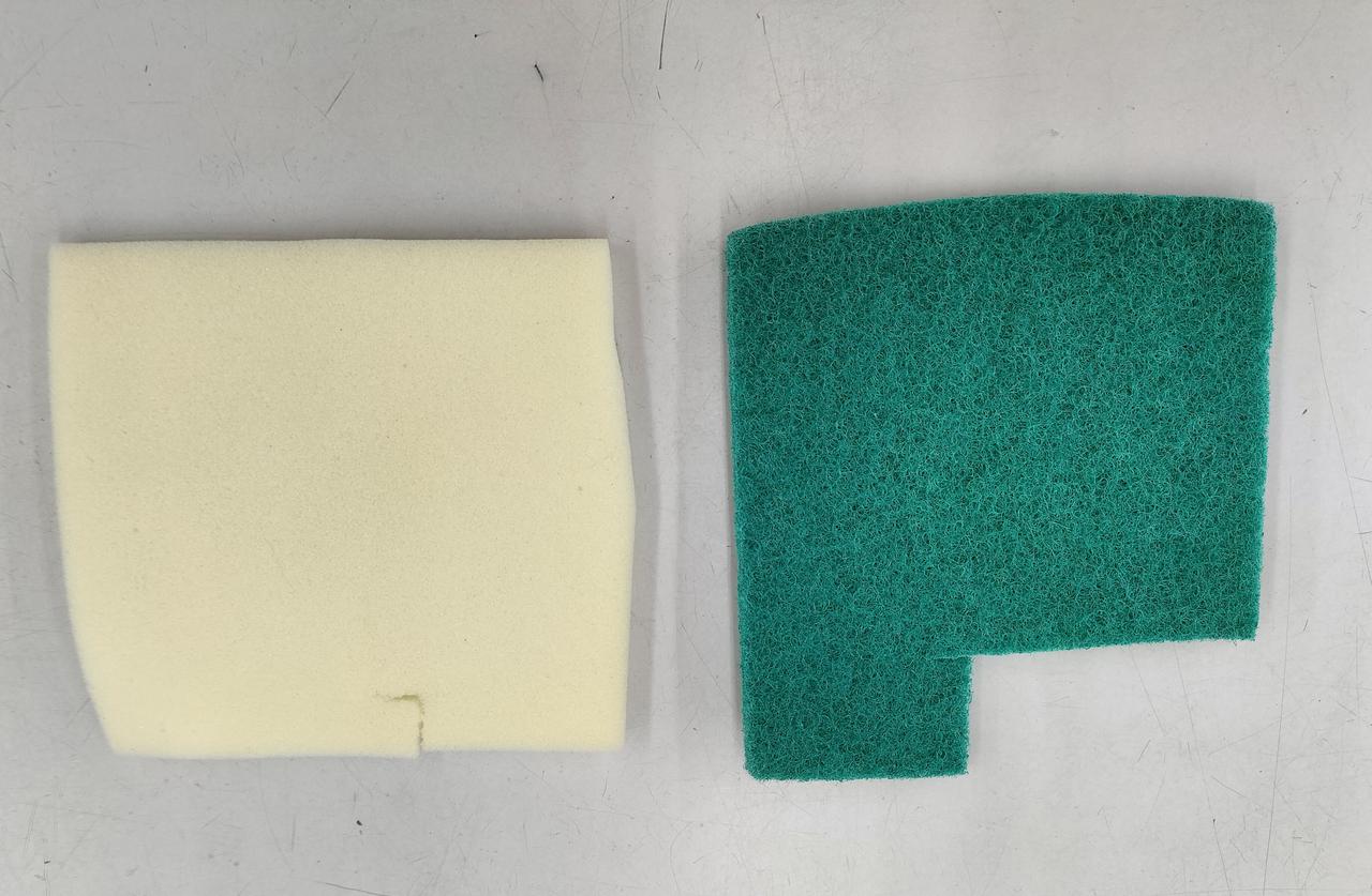 三角ノズル用スポンジ割れ、切り取りあり