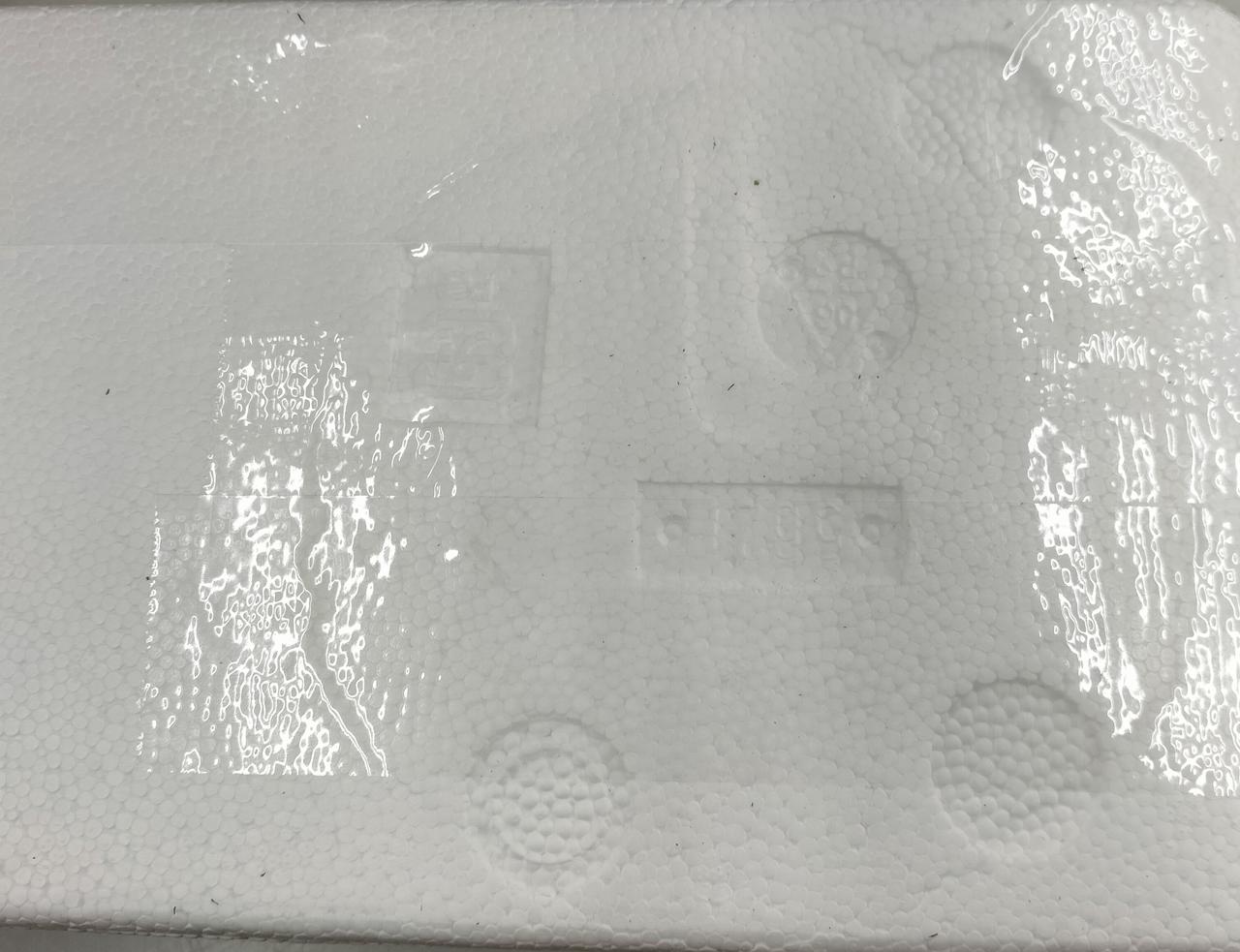 下部緩衝材 破損箇所あり テープ補強