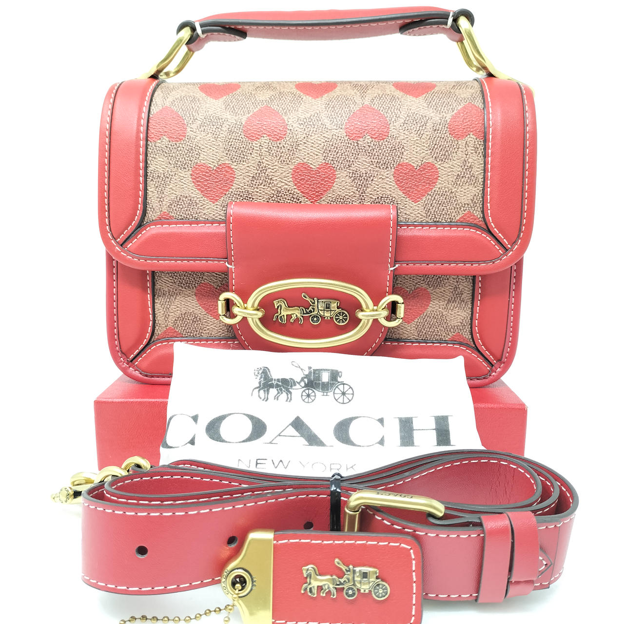 ❖ COACH ❖ ツーウェイショルダーバック　ハンドバック　未使用・美品♥ 中古・古着通販】COACH (コーチ) 2WAYショルダーバッグ