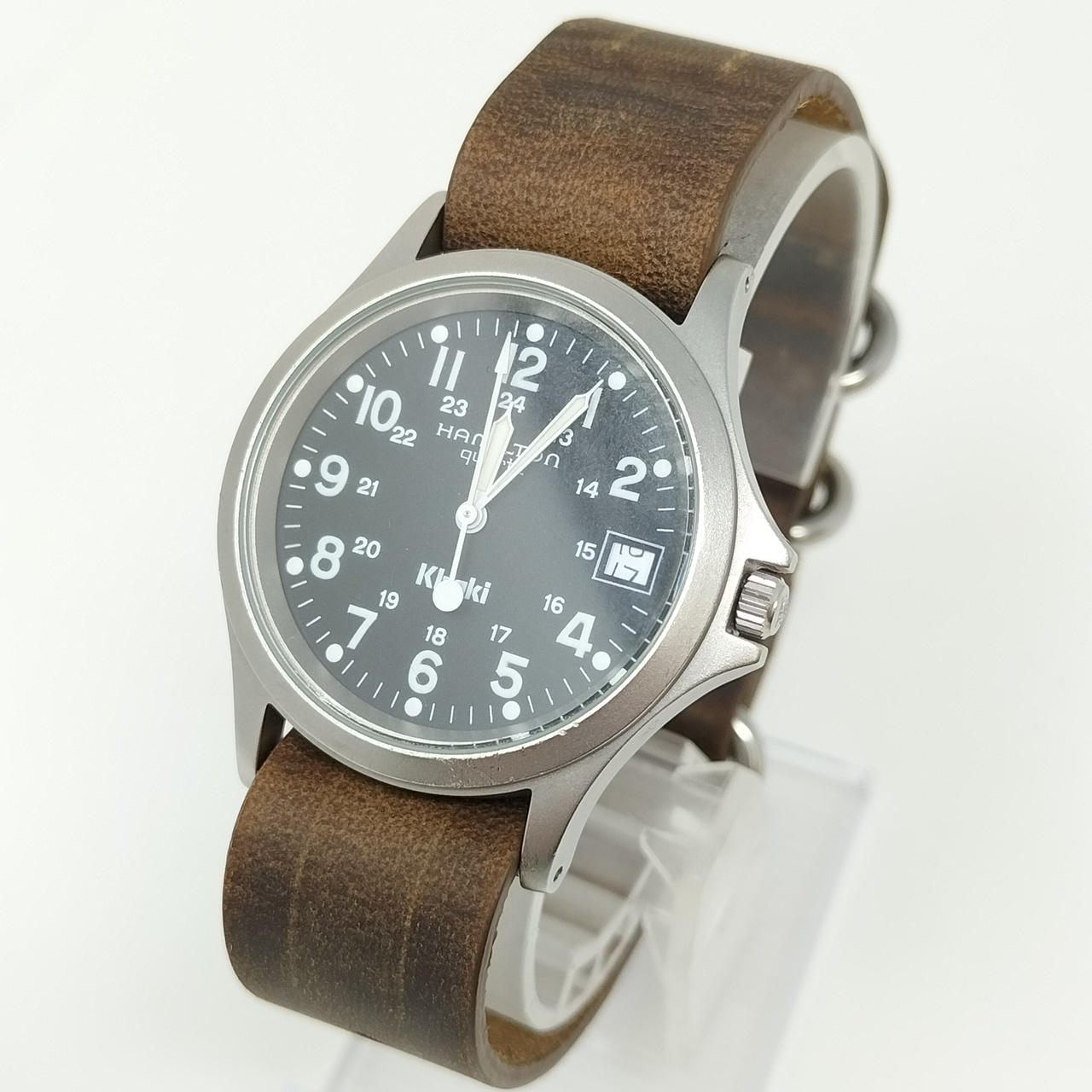 HAMILTON クォーツ腕時計 ブラウンレザー HAMILTON|クォーツ式腕時計|HARDOFFオフモール（オフモ）|2031470000007588