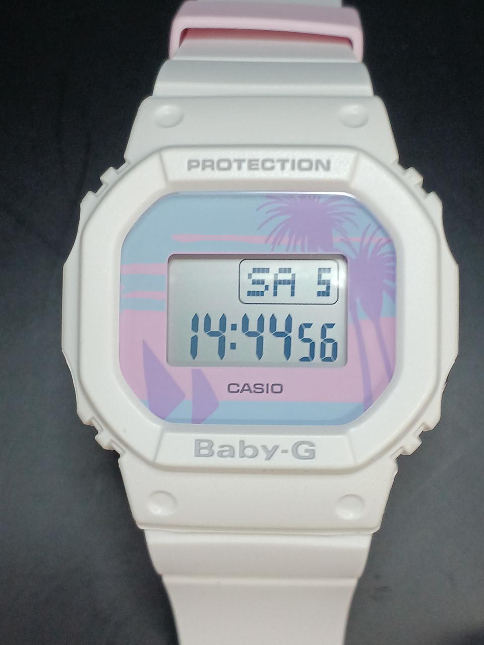 CASIO Baby-G ベビージー ビーチカラーズ　ホワイト カシオ(CASIO)|BABY-G（80s ビーチカラーズ）|HARDOFFオフモール