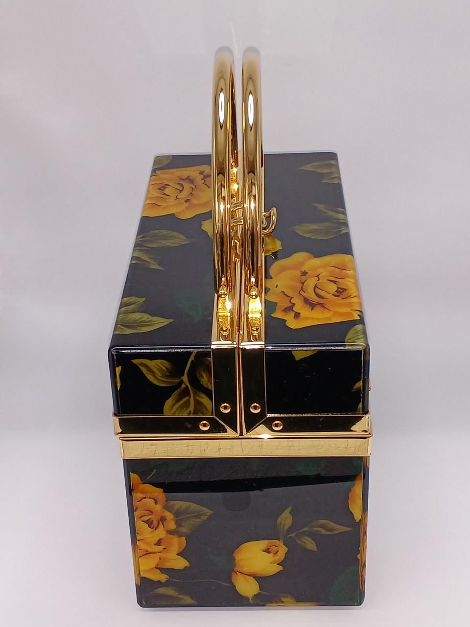 BOLSA SOVELANA|バニティバッグ 花柄 ボックス|HARDOFFオフ