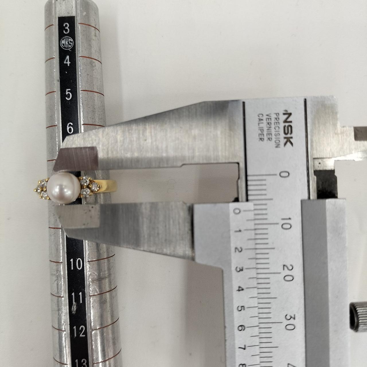 パールサイズ約7mm弱です。