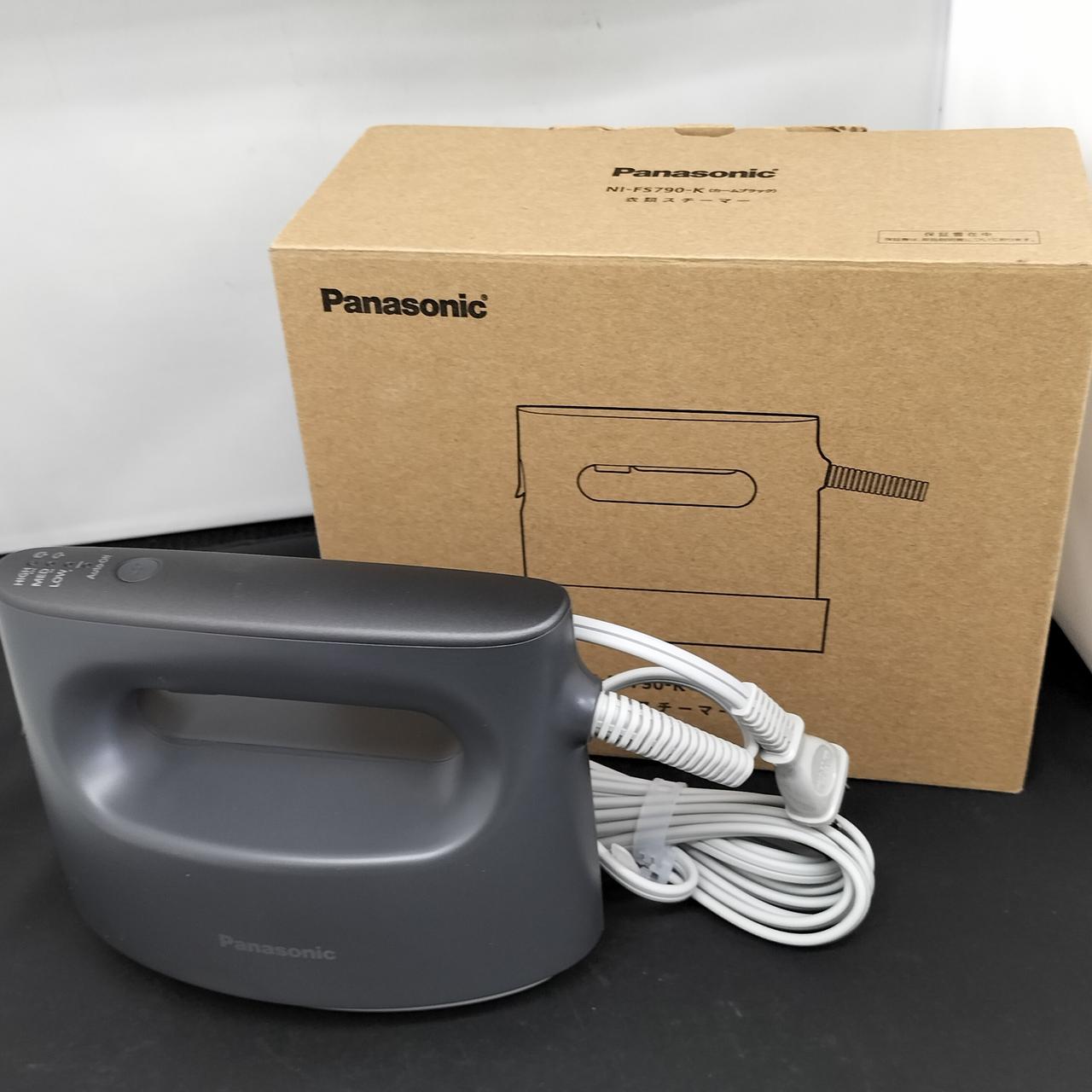 【値下げ】パナソニック NI-FS790-Kカームブラック スチームアイロン Panasonic 衣類スチーマー NI-FS790-K カームブラック アイロン