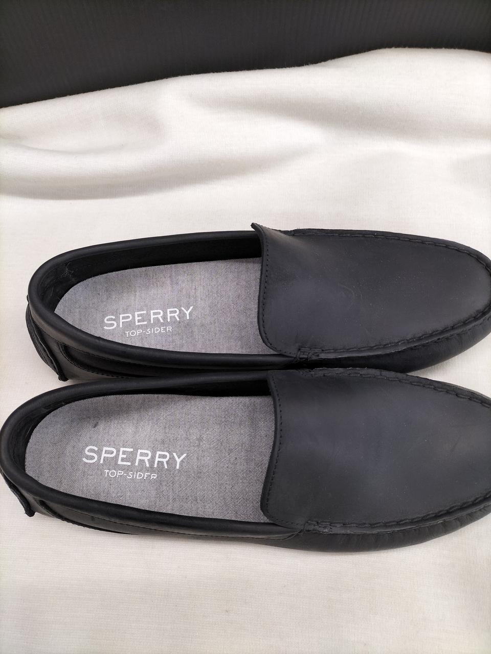 ✨未使用級極美品✨ スペリートップサイダー ドライビングシューズ レザー 黒 SPERRY|スペリートップサイダー ドライビングシューズ レザー 黒