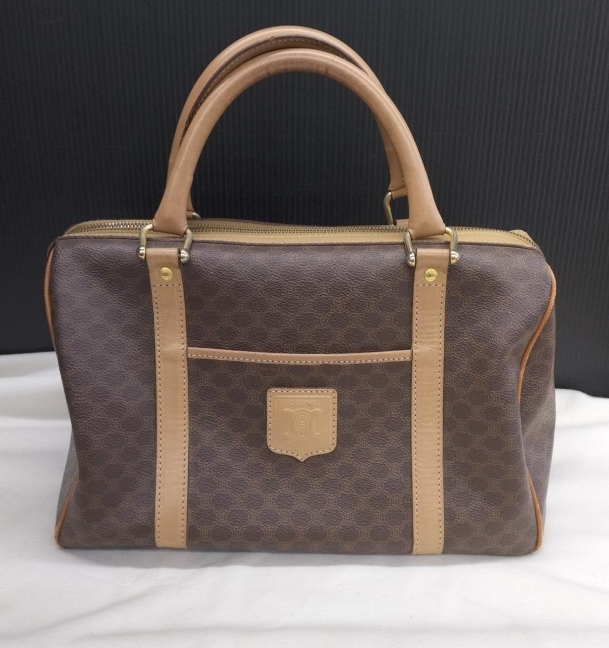 CELINE 型番：M13 セリーヌ　マカダム柄ミニボストンバッグ