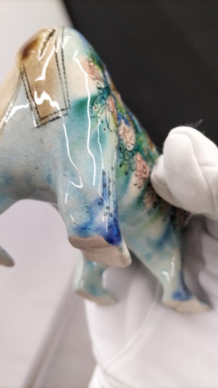 ⭕️⭕️【新品】スペイン陶芸 タイルアート作家 船戸あやこさん パンダ オブジェ⭕️⭕️ ♦️素敵すぎ❣️♦️未使用♦️スペイン陶芸家♦️船戸あやこ